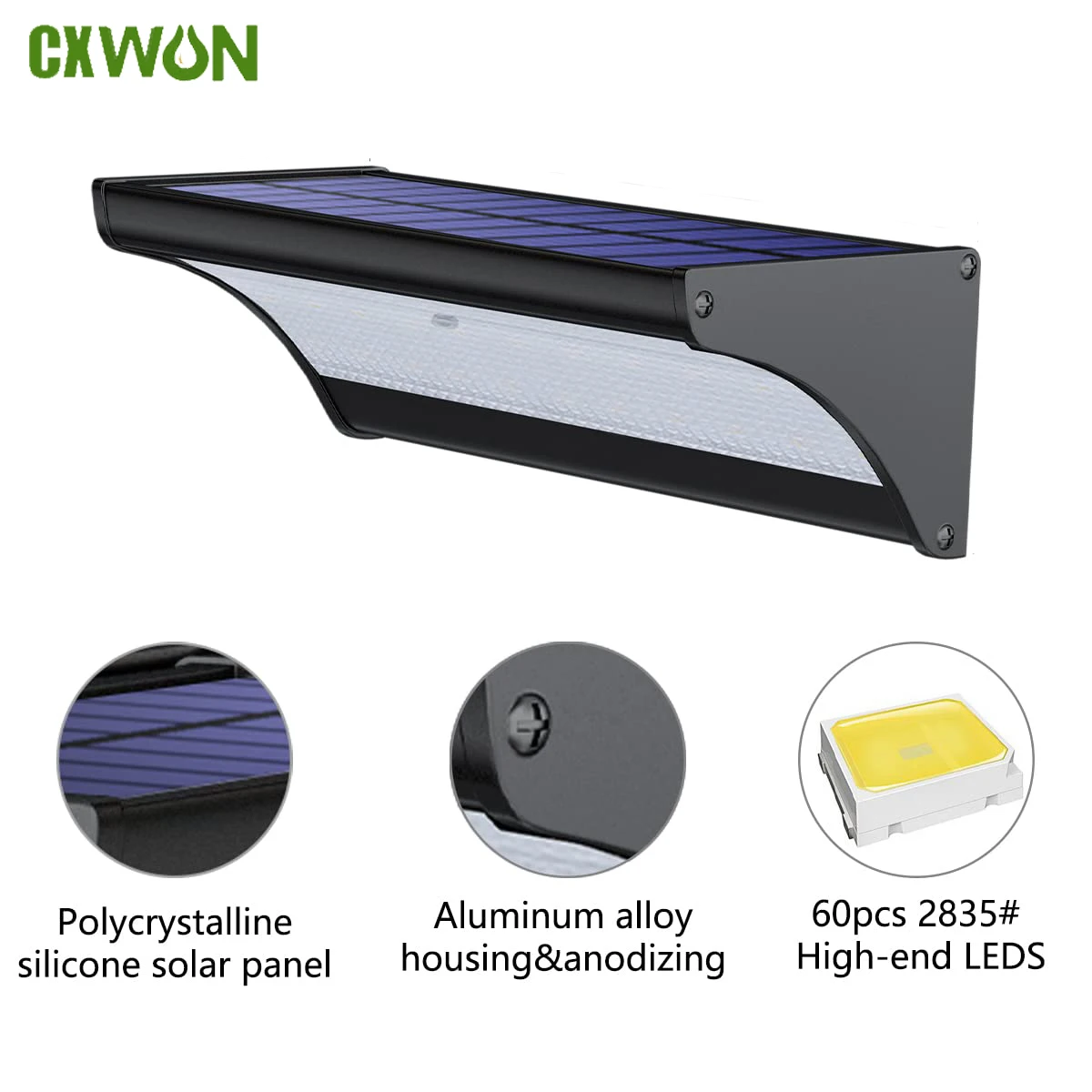 Zumtobel Outdoor Lighting - 60/48Led في الهواء الطلق الشمسية الجدار
