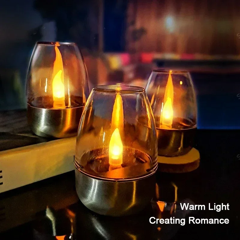 Halo Outdoor Lighting - LED الشموع الشمسية ضوء عديمة اللهب