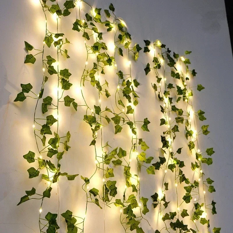 Outdoor Lighting No Wiring - 1/4/8 قطعة 2 متر تسلق الروطان