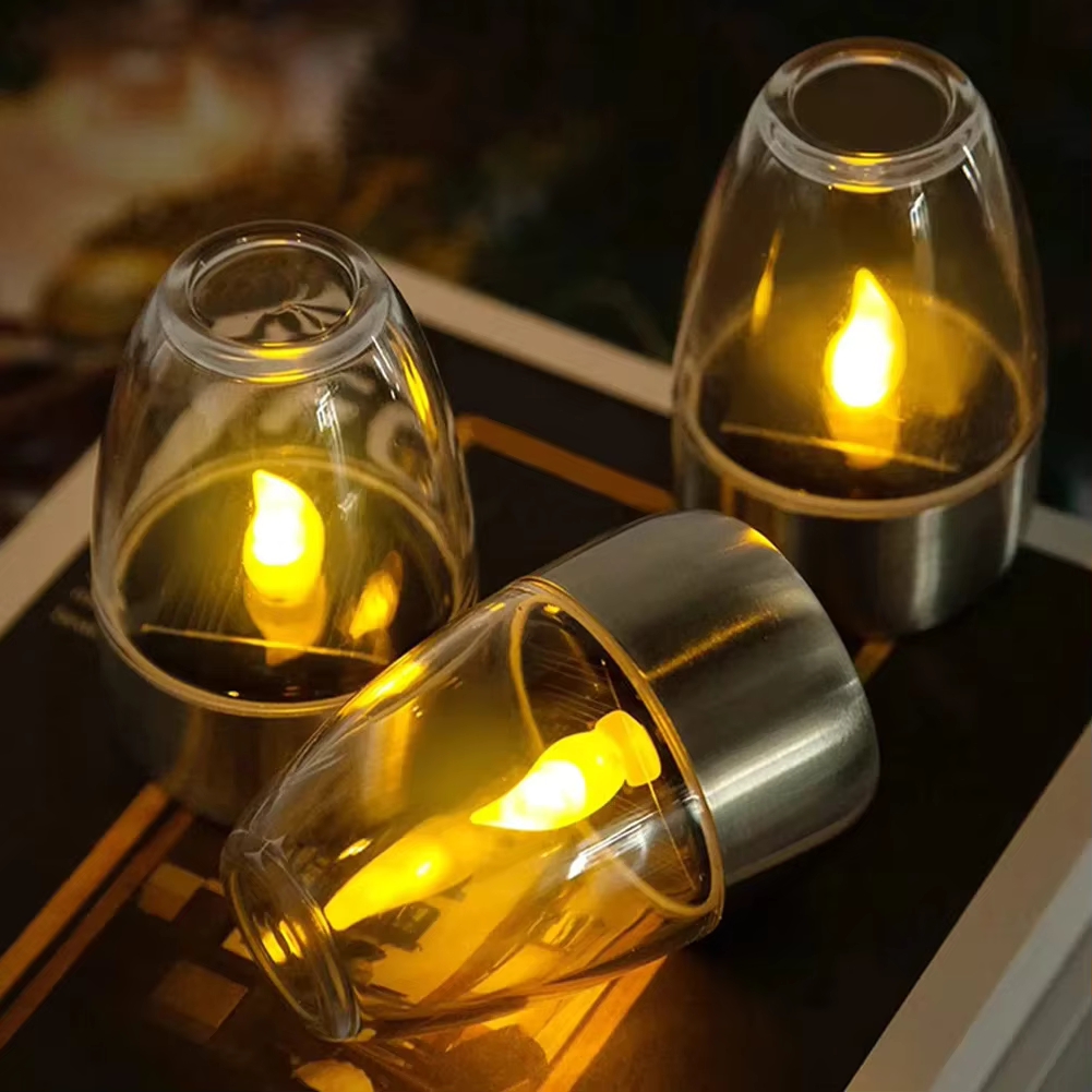 Halo Outdoor Lighting - LED الفولاذ المقاوم للصدأ أضواء الشموع