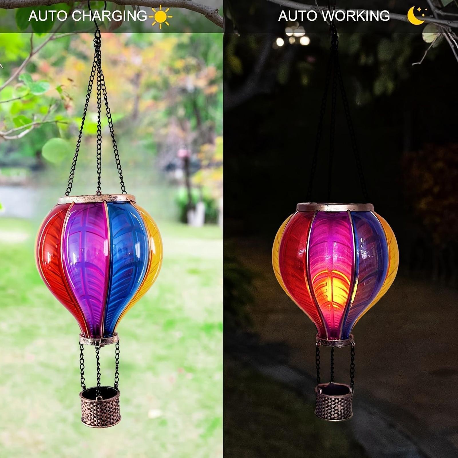 Halo Outdoor Lighting - فوانيس على شكل منطاد هوائي تعمل