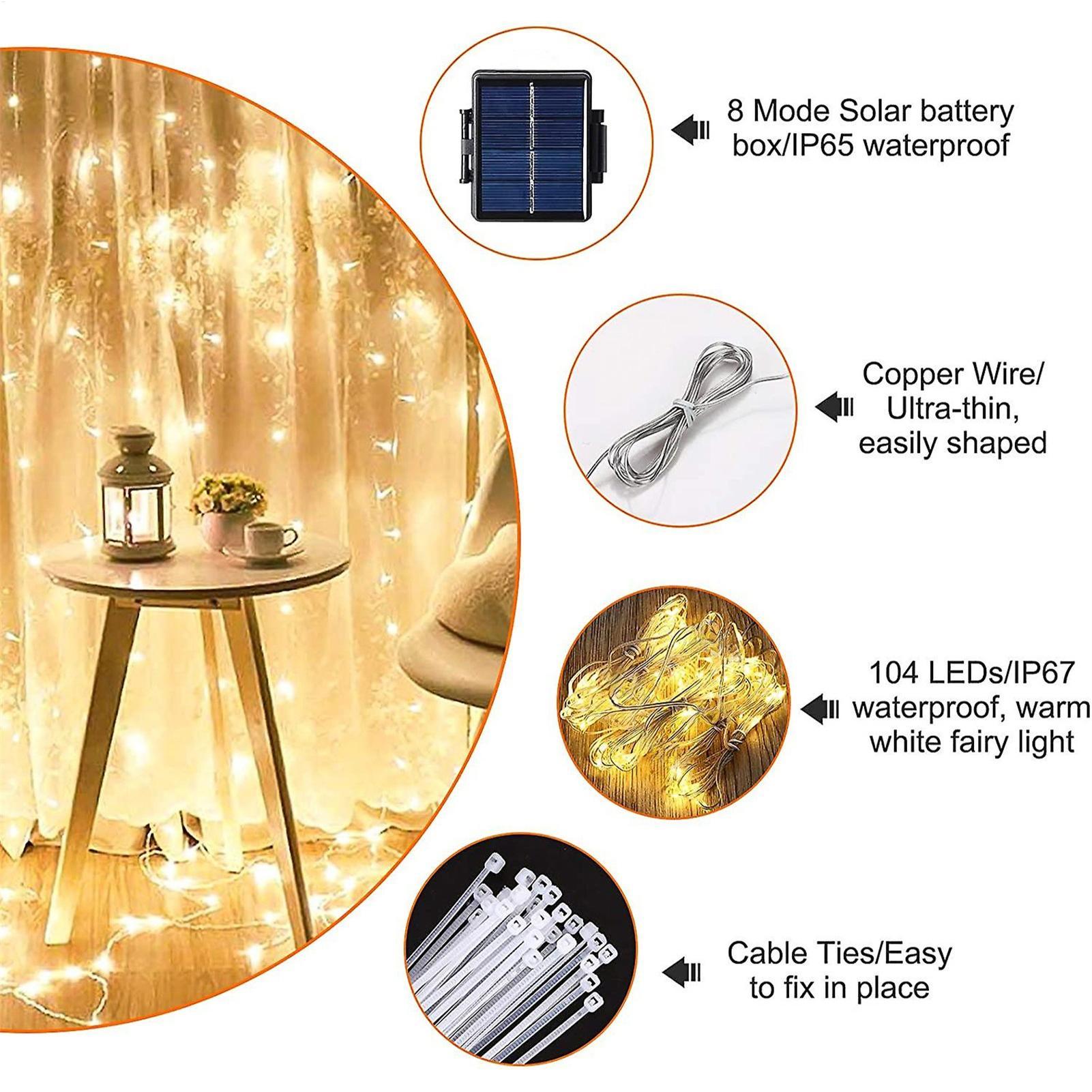 Halo Outdoor Lighting - مصباح شمسي على شكل مظلة مع
