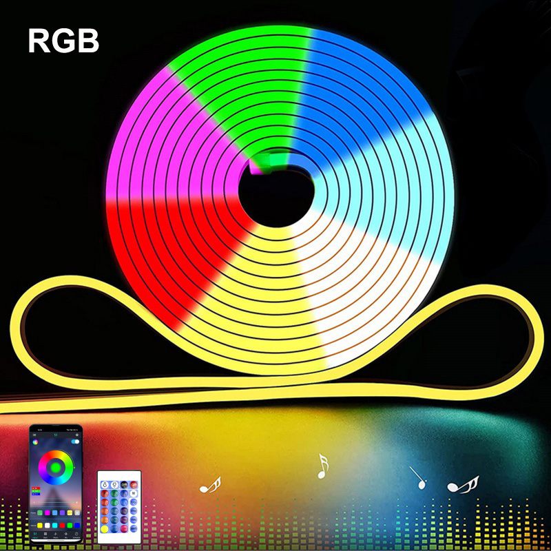 RGB LED النيون قطاع 5 فولت USB - مراجعة Outdoor Lighting No Wiring وسعره