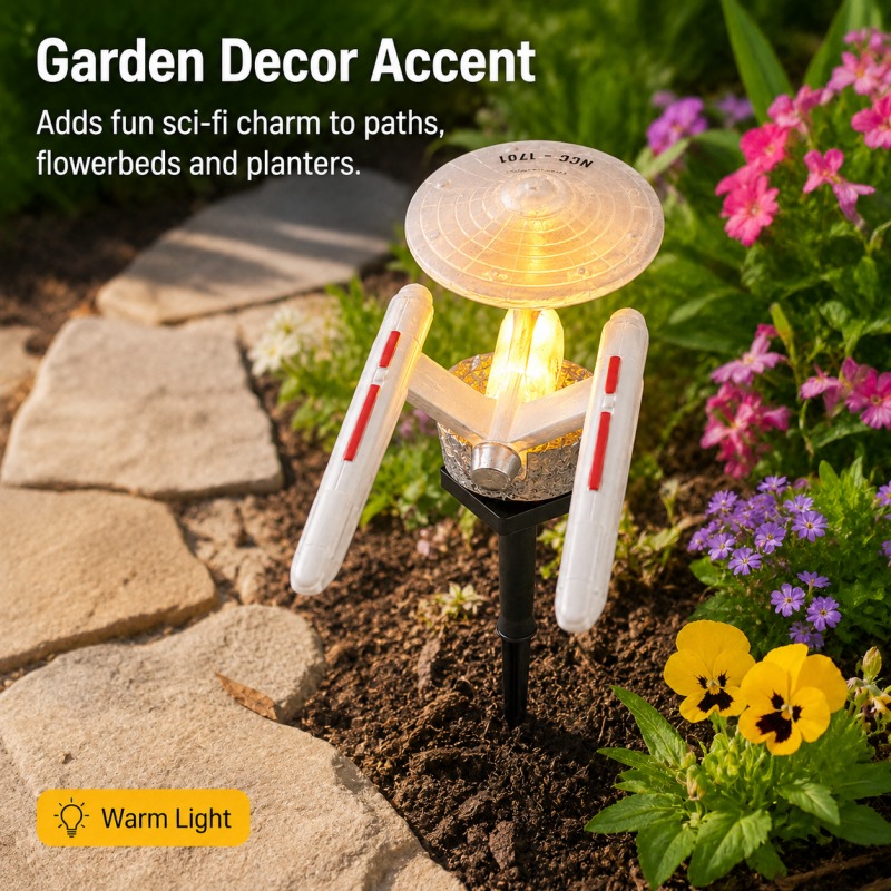 مصباح حديقة شمسي على شكل سفينة - مراجعة Halo Outdoor Lighting وسعره