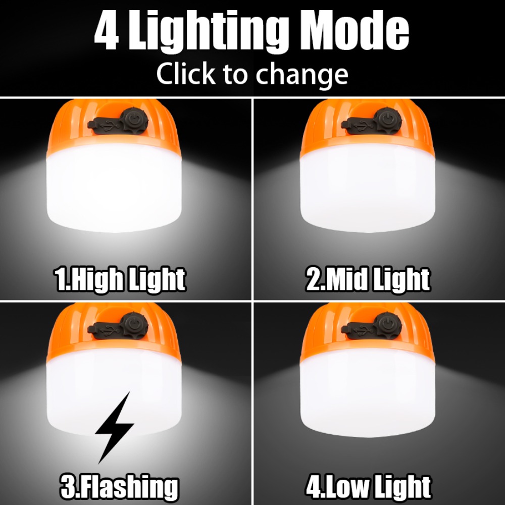 مصباح تخييم محمول صغير مع 4 أو - مراجعة Outdoor Lighting Hooks وسعره