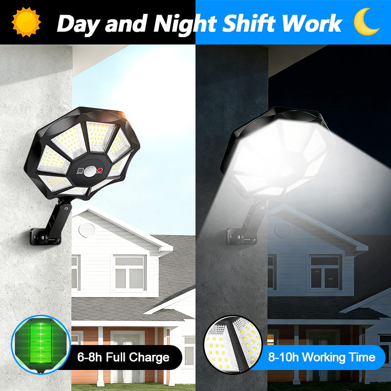 أضواء شمسية خارجية 168LED 360  - مراجعة Dusk To Dawn Bulb وسعره