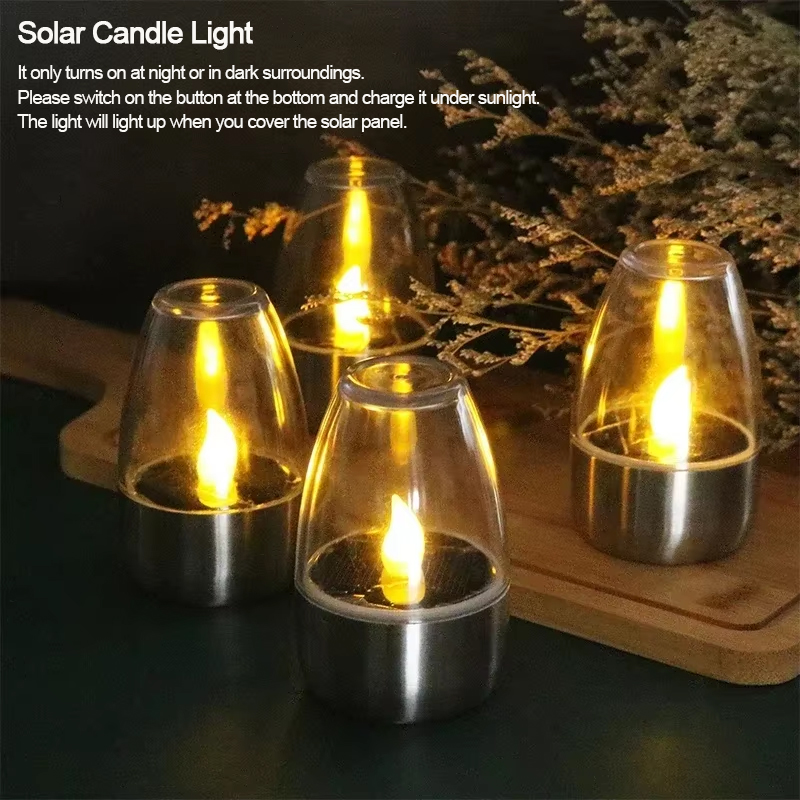 LED الشموع الشمسية ضوء عديمة ا - مراجعة Halo Outdoor Lighting وسعره