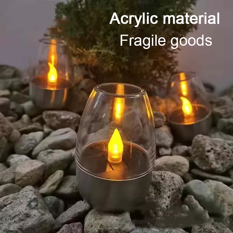 LED الشموع الشمسية ضوء عديمة ا - مراجعة Halo Outdoor Lighting وسعره