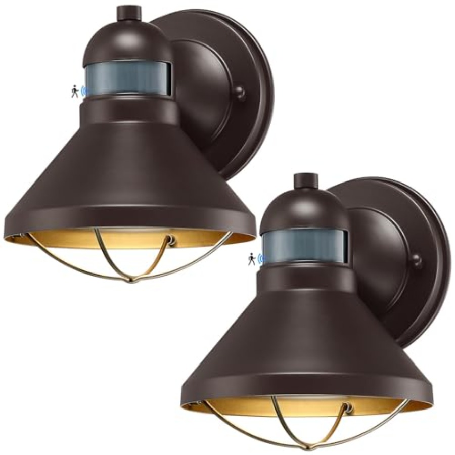 مجموعة من 2 مصباح جداري خارجي  - مراجعة Outdoor Lighting Sensor وسعره