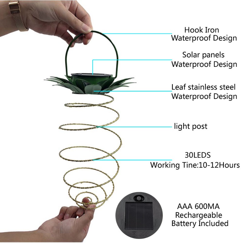 مصباح شحن بالطاقة الشمسية LED  - مراجعة Outdoor Lighting No Wiring وسعره