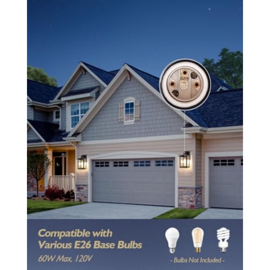 مصابيح شرفة خارجية 12 بوصة، فا - مراجعة Outdoor Lighting For Front Of House وسعره
