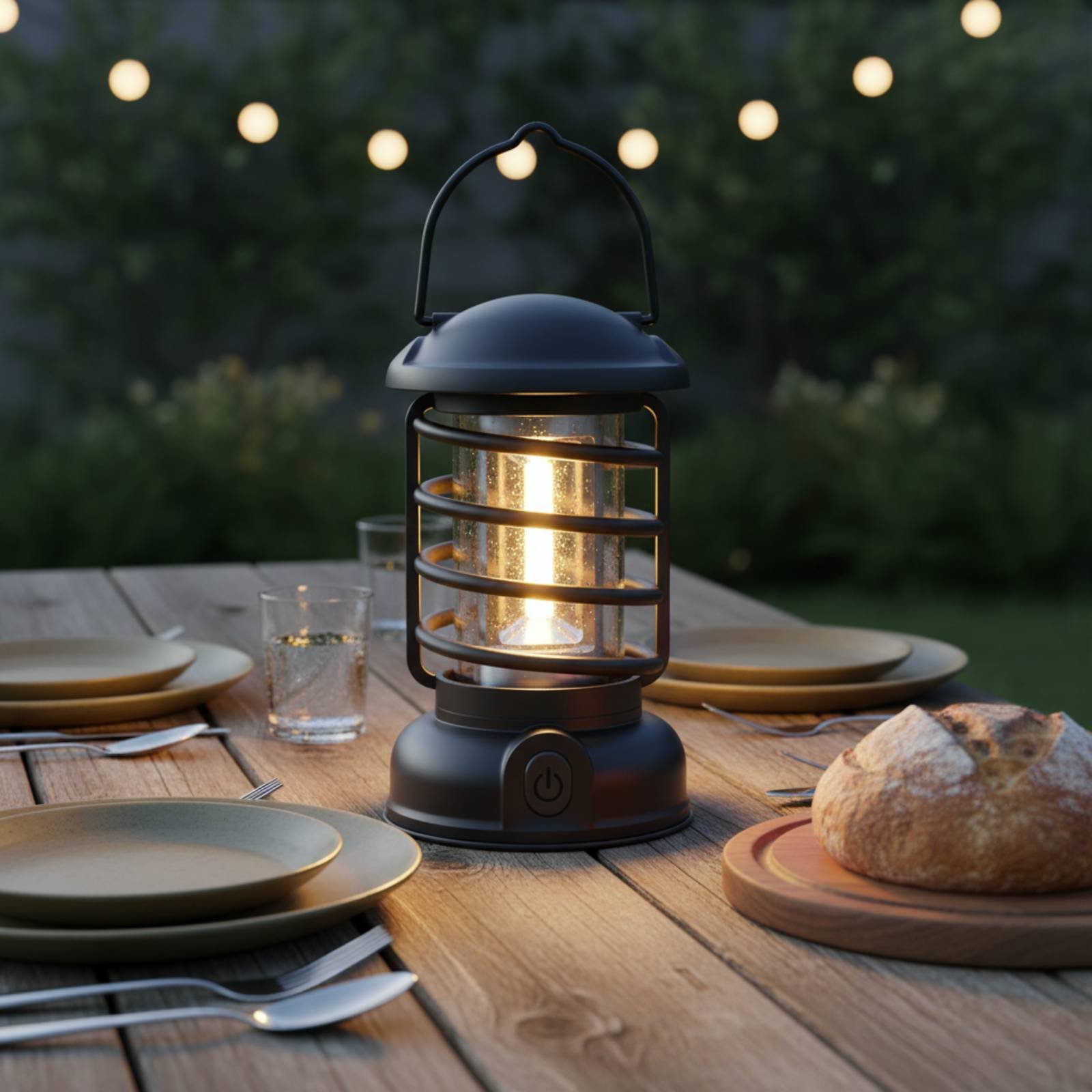 فانوس تخييم بتصميم عتيق مع مصد - مراجعة Outdoor Lighting Design وسعره