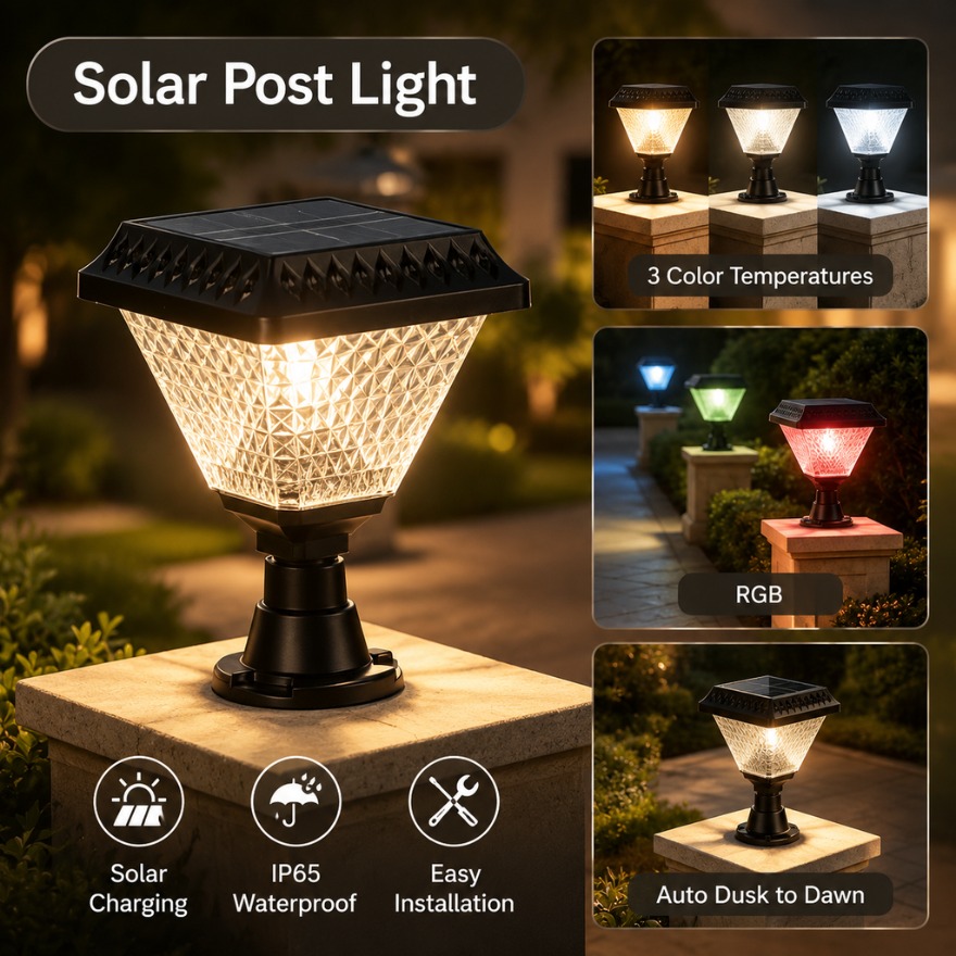 مصباح عمود شمسي خارجي LED مقاو - مراجعة Dusk To Dawn Bulb وسعره