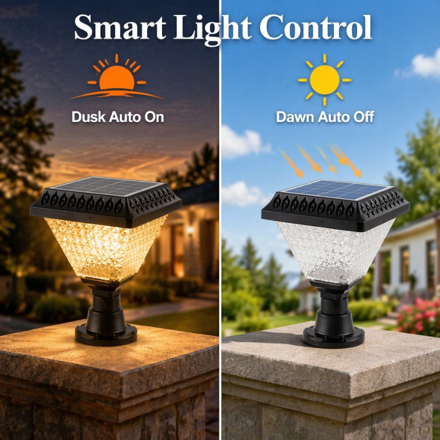 مصباح عمود شمسي خارجي LED مقاو - مراجعة Dusk To Dawn Bulb وسعره