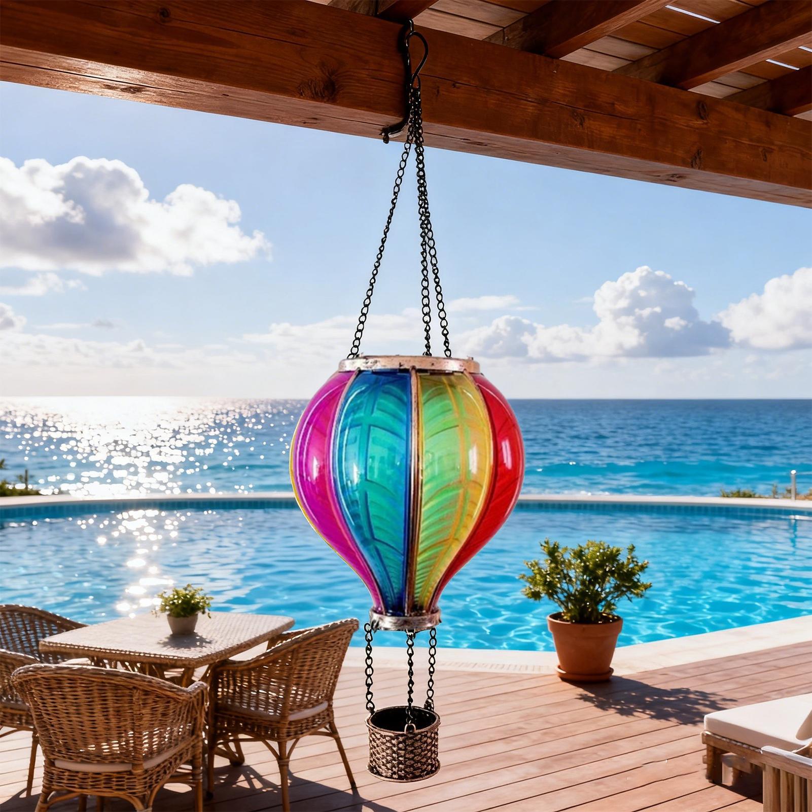 فوانيس على شكل منطاد هوائي تعم - مراجعة Halo Outdoor Lighting وسعره