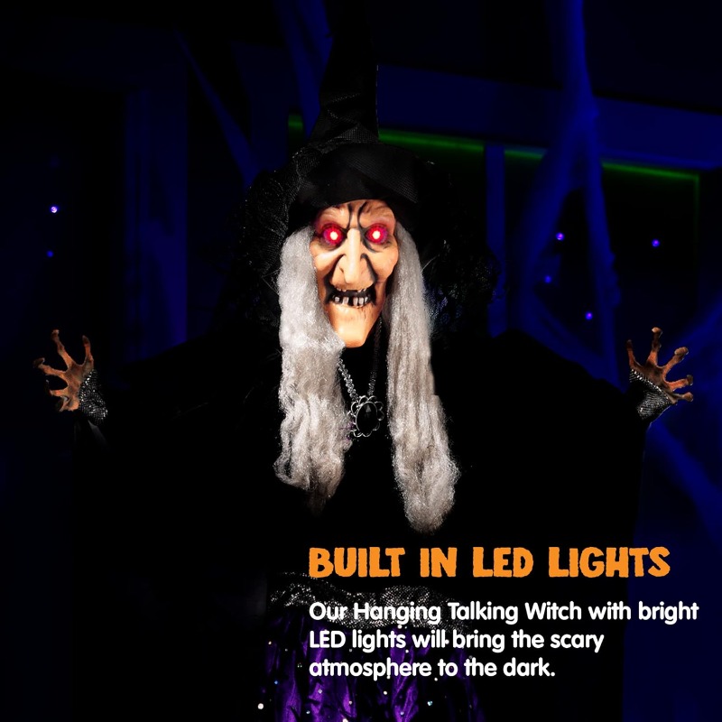 زينة هالوين متحركة على شكل ساح - مراجعة Outdoor Lighting For Front Of House وسعره