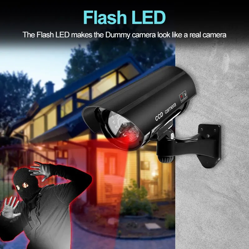كاميرا مراقبة وهمية مقاومة للم - مراجعة Outdoor Lighting No Wiring وسعره