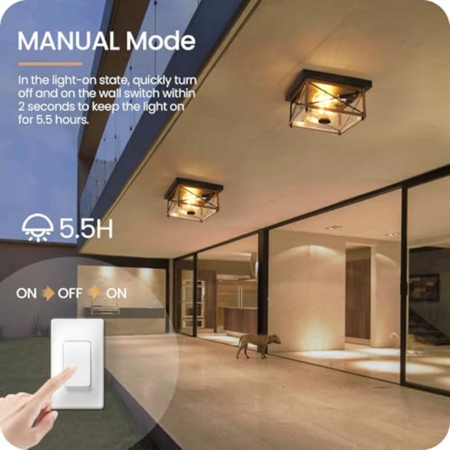 مصباح سقف خارجي مع مستشعر حركة - مراجعة Outdoor Lighting Sensor وسعره