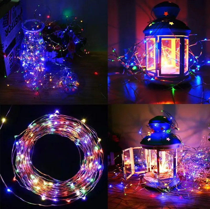 أضواء سلسلة الطاقة الشمسية الم - مراجعة Outdoor Lighting No Wiring وسعره
